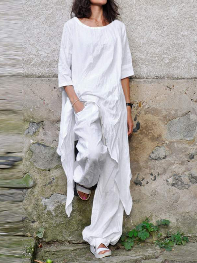 Wide Leg Palazzo Pants - 2024 Summer New Fashion Casual Loose
