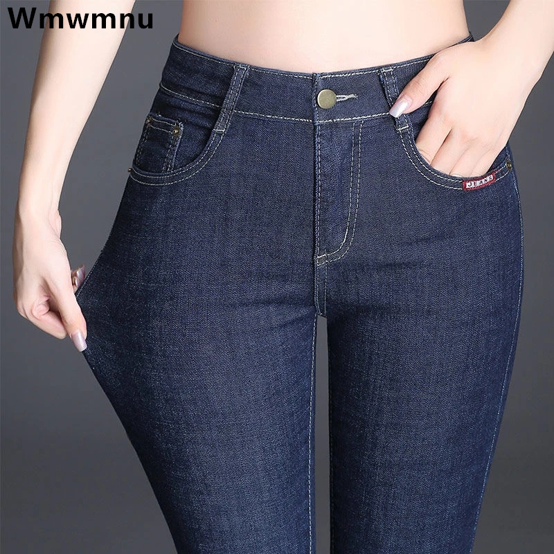 Mom Jeans Women - Classic Mom Pencil Jeans Women Casual