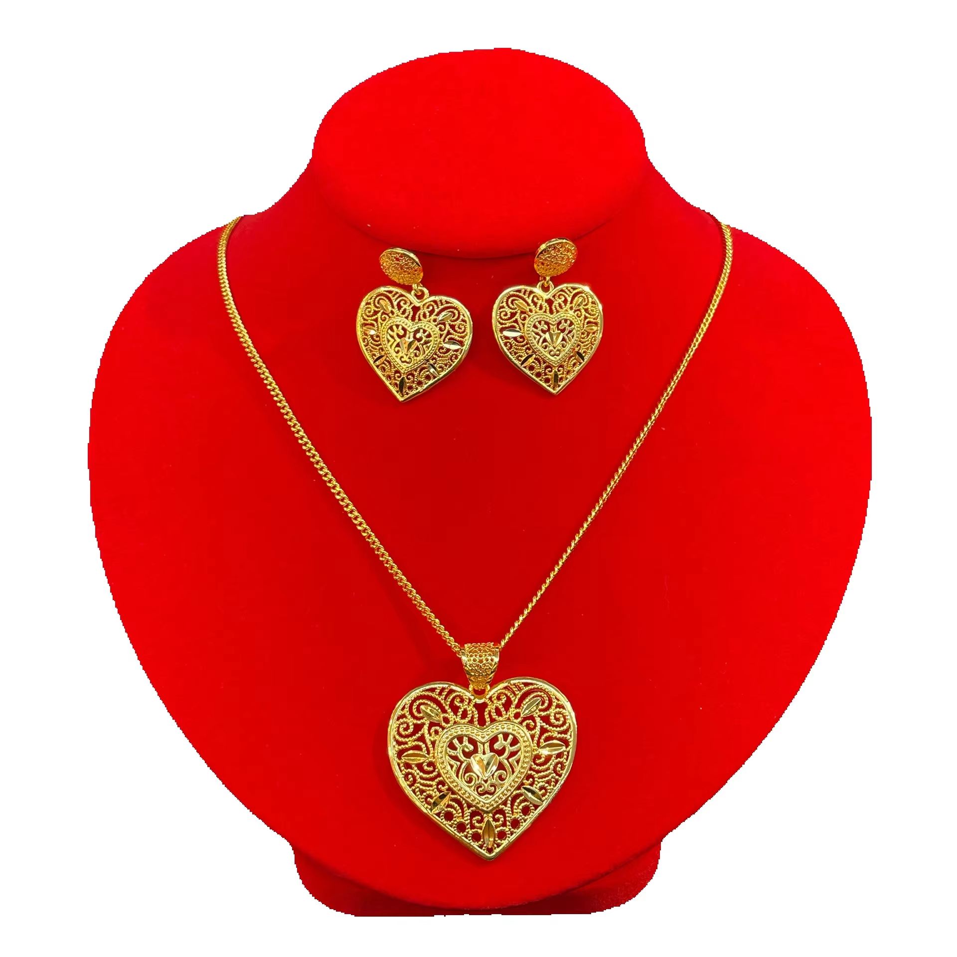 Women'S Fashion Boutique - Dubai Jewelry 24K Gold Plated Necklace