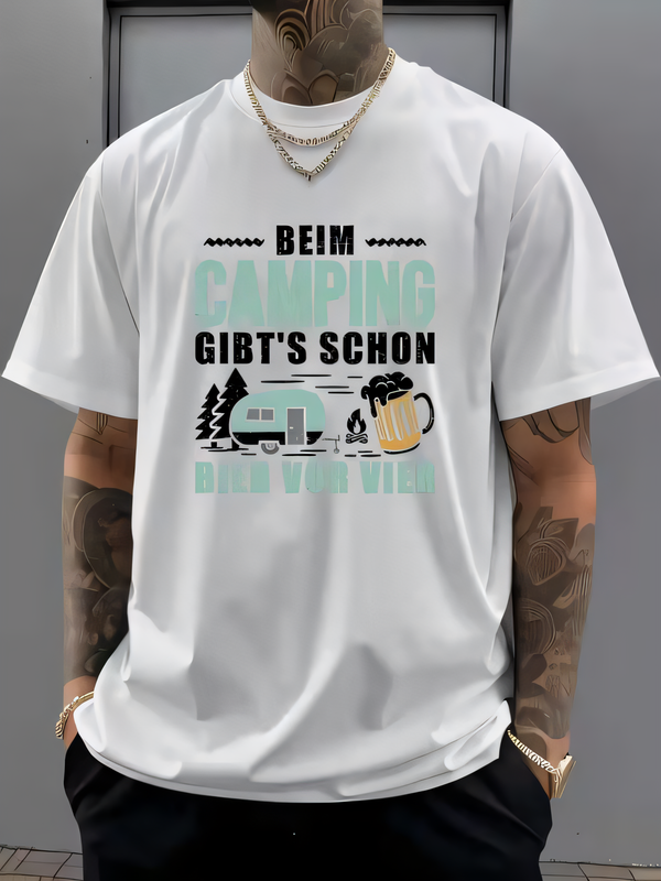 Women'S Fashion Graphic Tees - Vintage Style Graphic T-shirt for Men