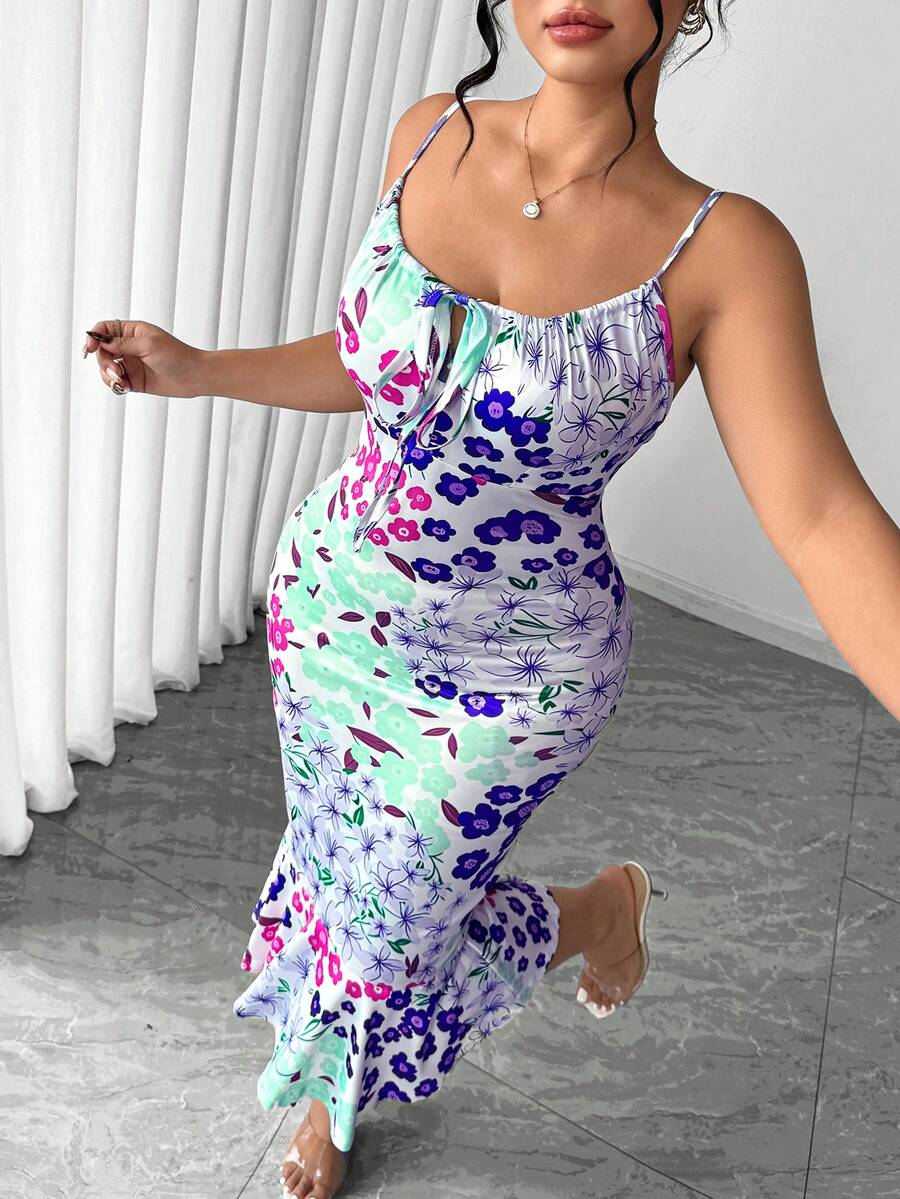 Womens Colorful Floral Spaghet - Women'S Fashion Jersey 리뷰 및 가격