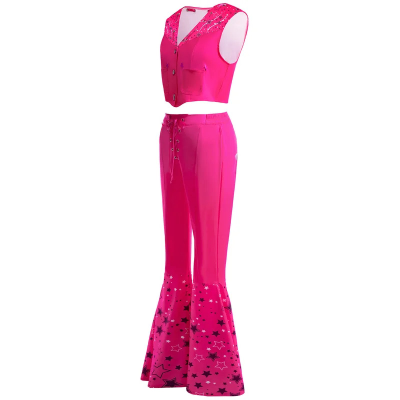 Cowgirl Barbi Hot Movie Margot - Sleeveless Jumpsuit 리뷰 및 가격