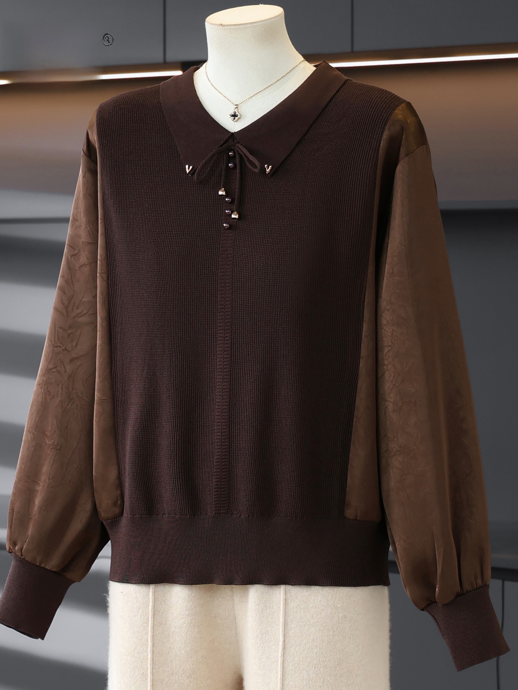 Spring Fashion  Neck Knitted B - Women Fashion Over 60 리뷰 및 가격