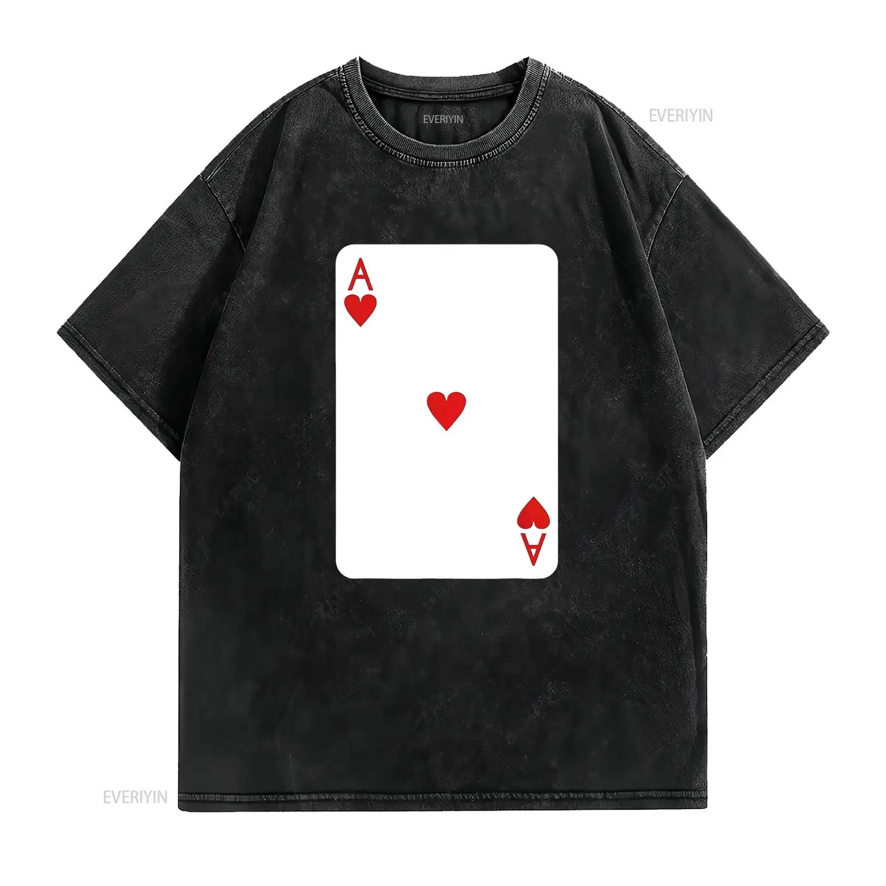 Ace Of Hearts Playing Cards Ha - Women'S Fashion Graphic Tees 리뷰 및 가격