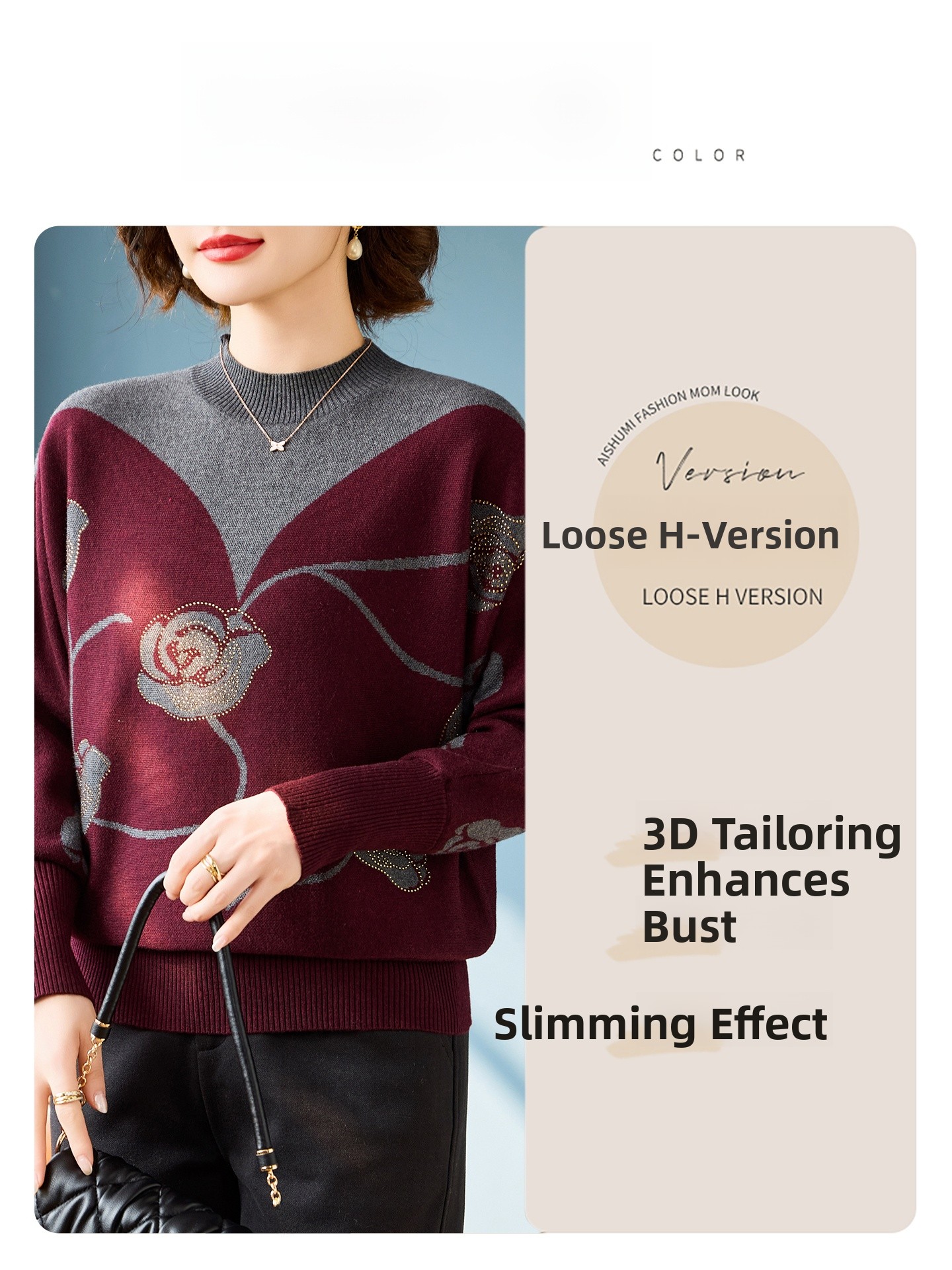 Thickened Knitted Base Layer T - Women Fashion Over 60 리뷰 및 가격
