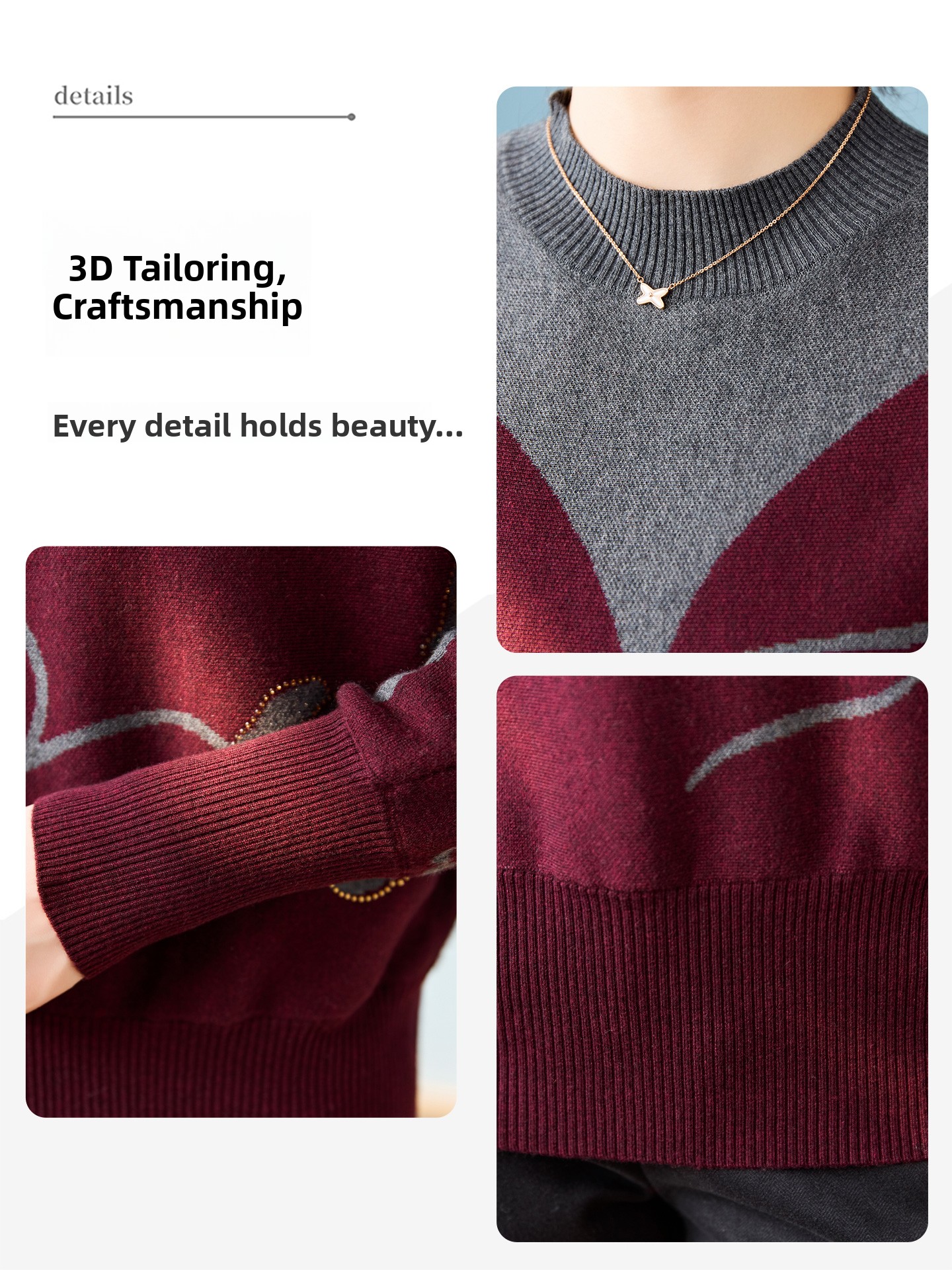 Thickened Knitted Base Layer T - Women Fashion Over 60 리뷰 및 가격