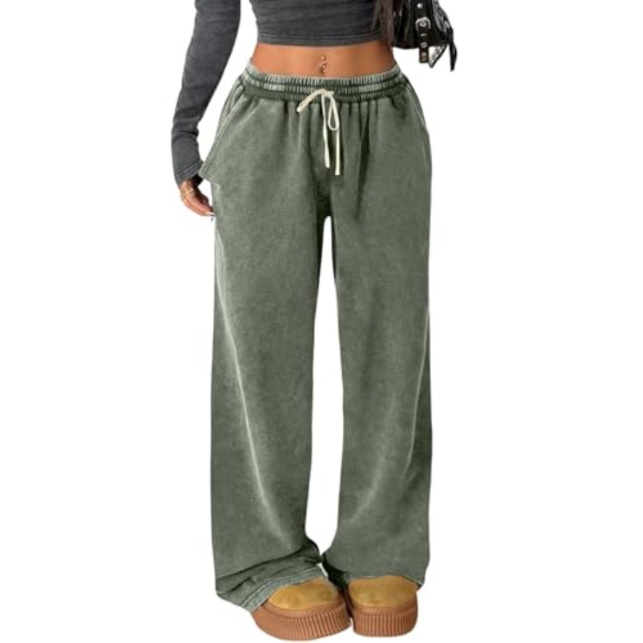 Gihuo Womens Baggy Sweatpants  - Wide Leg Palazzo Pants 리뷰 및 가격