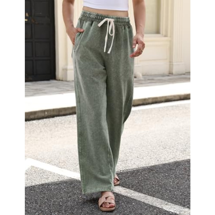 Gihuo Womens Baggy Sweatpants  - Wide Leg Palazzo Pants 리뷰 및 가격