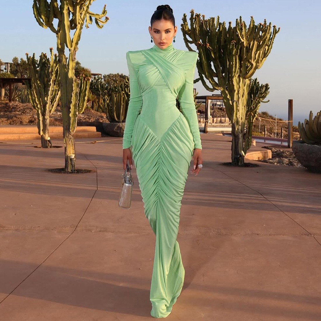 Elegant Party Dress For Woman  - Women'S Fashion Jersey 리뷰 및 가격