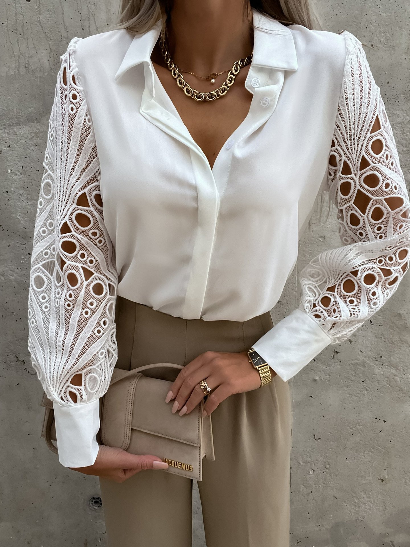 Women Elegant Solid Chiffon Bl - Wrap Blouse Chiffon 리뷰 및 가격