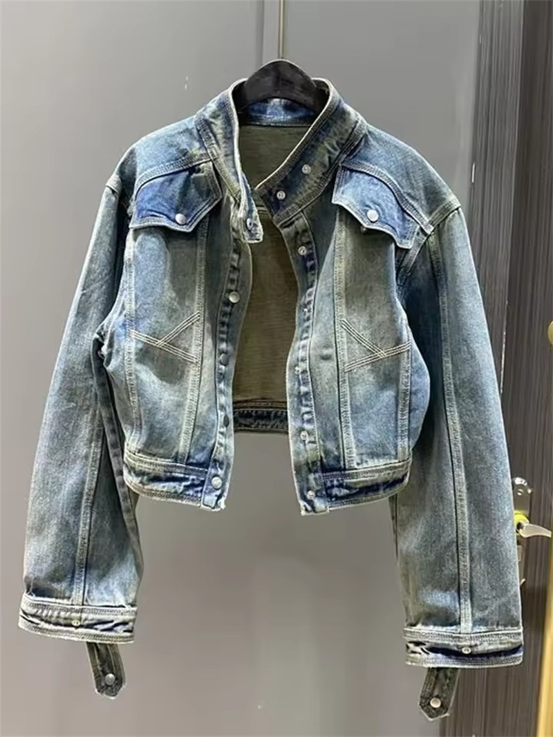 Vintage Short Denim Jacket Wom - Women'S Fashion Denim Jacket 리뷰 및 가격