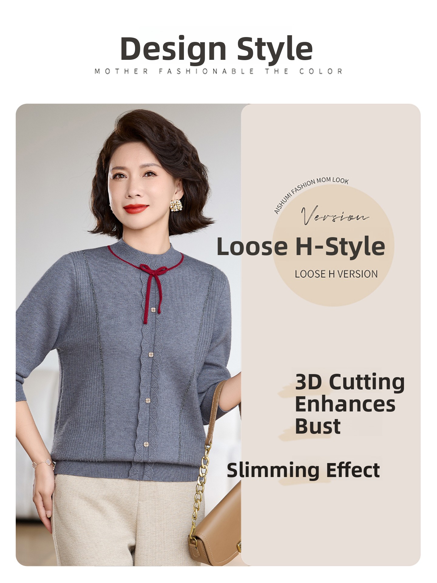 2026  Year Red Knitted Thicken - Women Fashion Over 60 리뷰 및 가격
