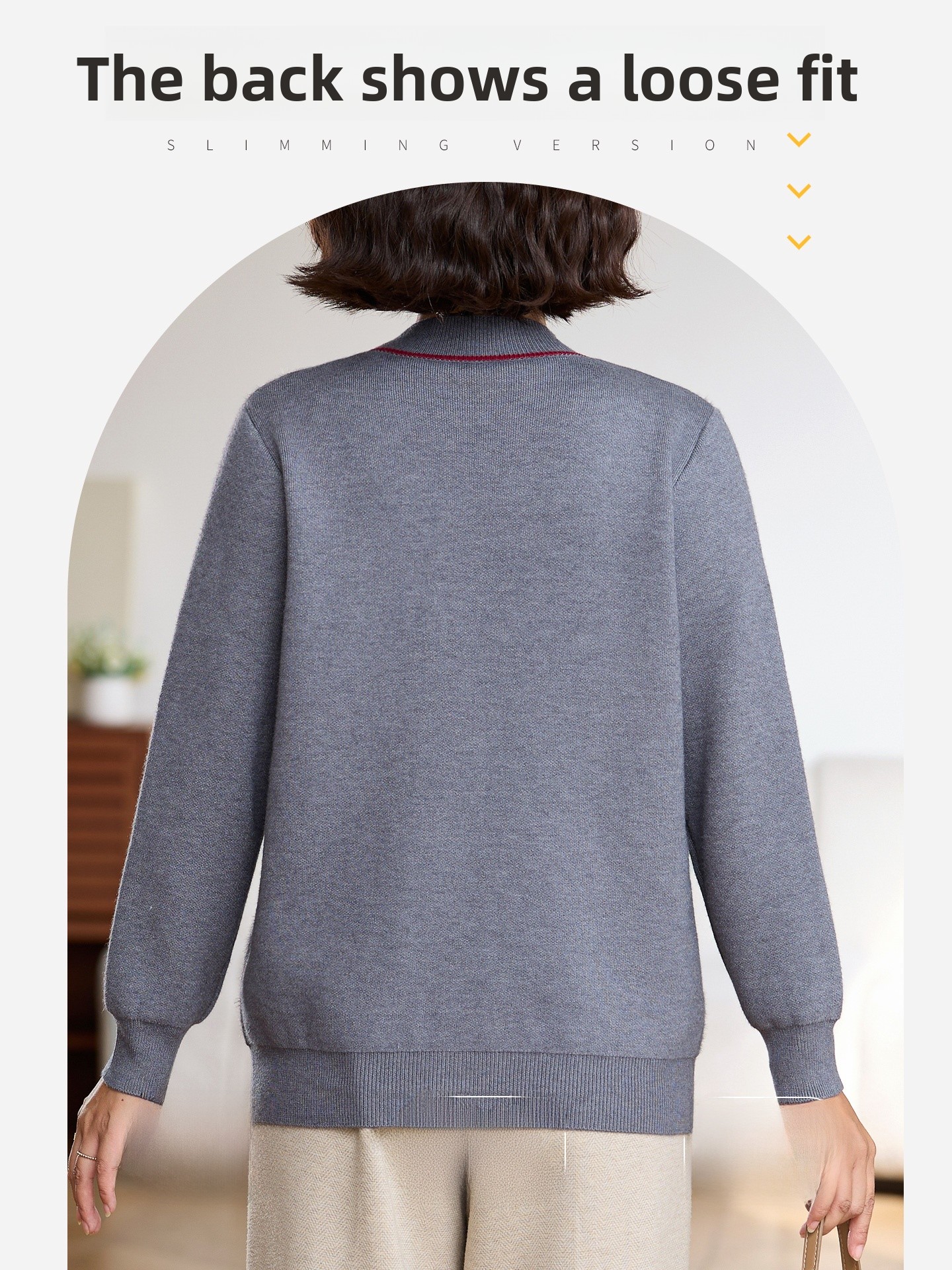 2026  Year Red Knitted Thicken - Women Fashion Over 60 리뷰 및 가격