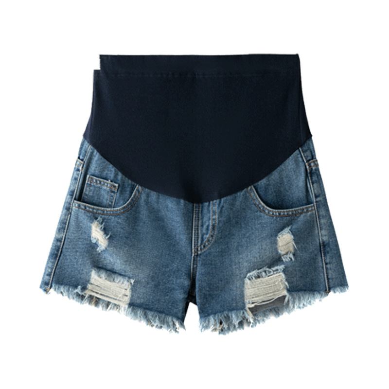 Hot Maternity Shorts High Wais - Mom Jeans Women 리뷰 및 가격