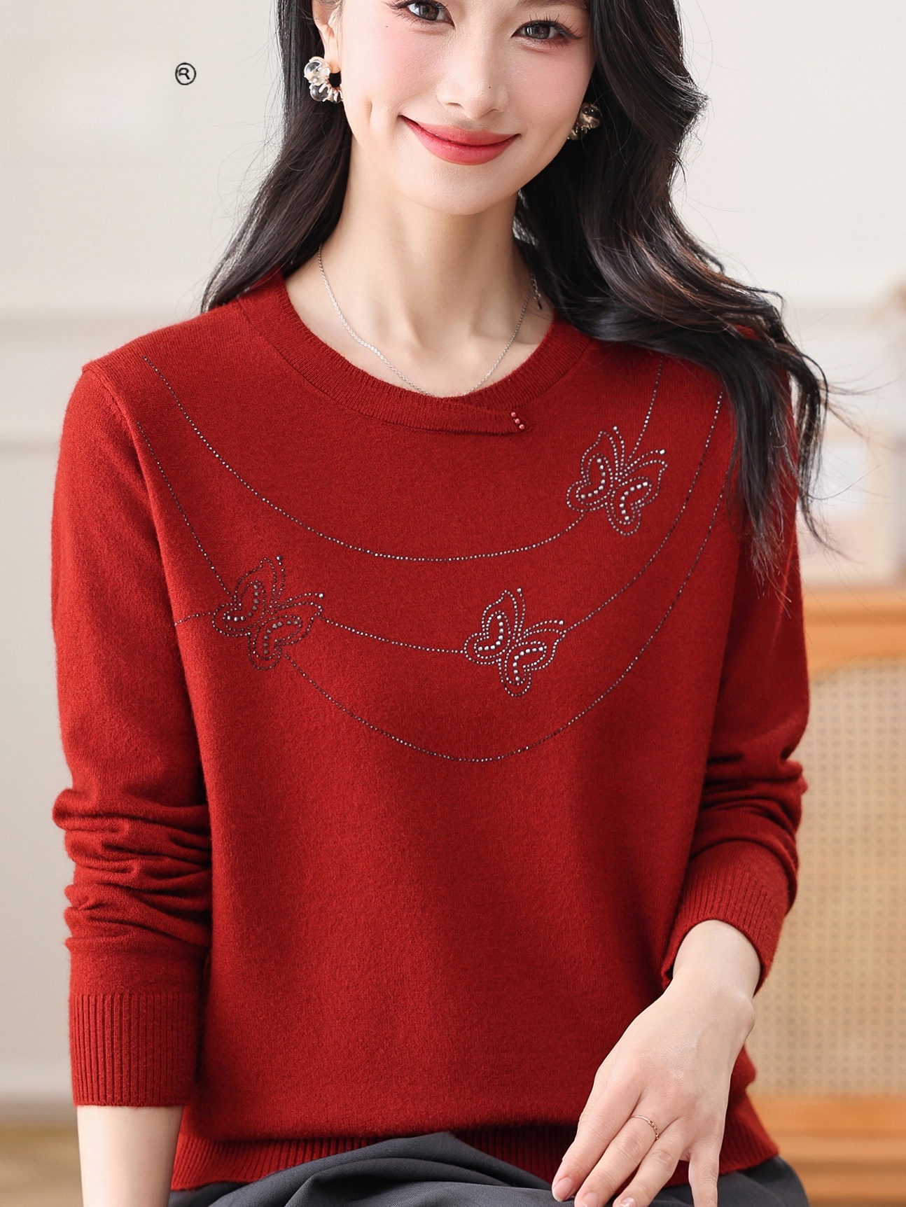 Spring Fashion Embroidered Kni - Women Fashion Over 60 리뷰 및 가격
