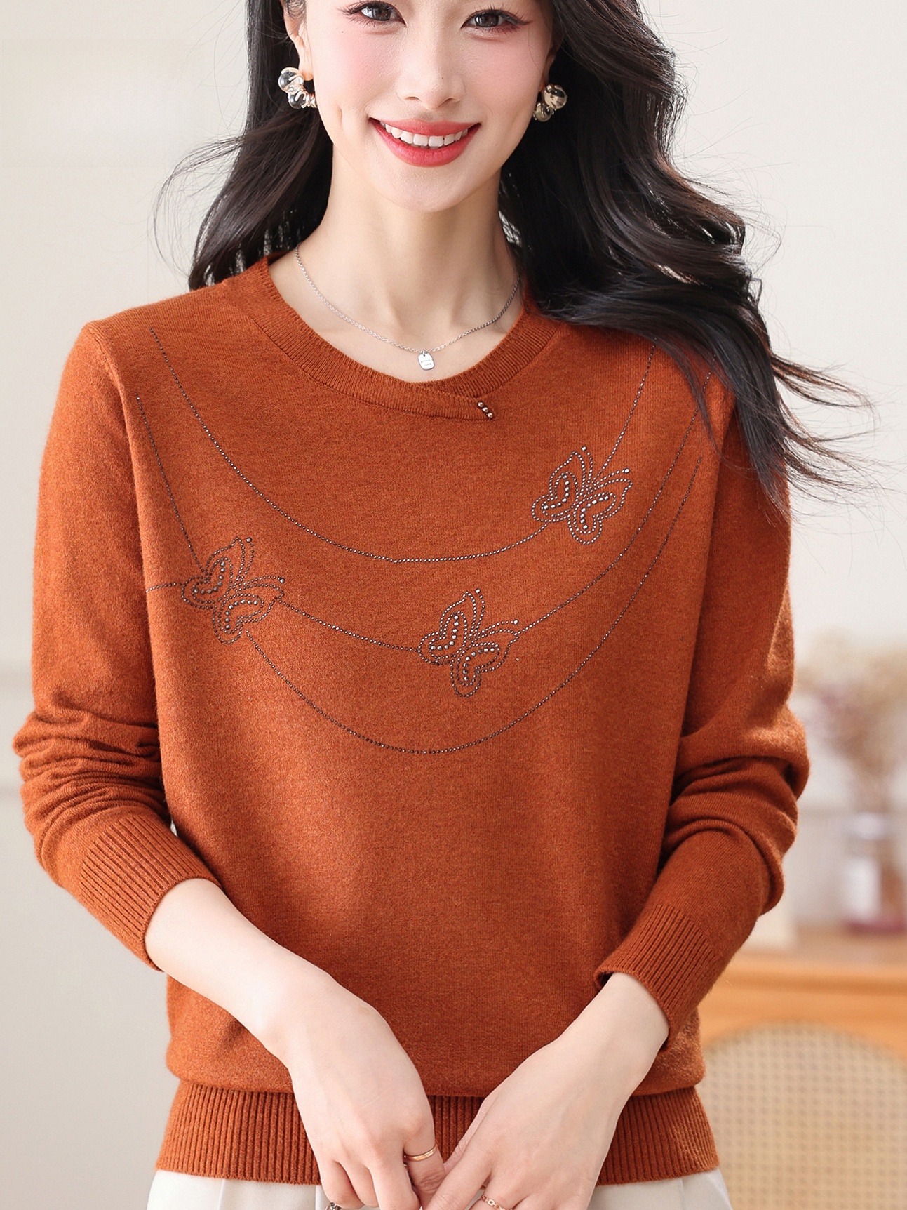 Spring Fashion Embroidered Kni - Women Fashion Over 60 리뷰 및 가격