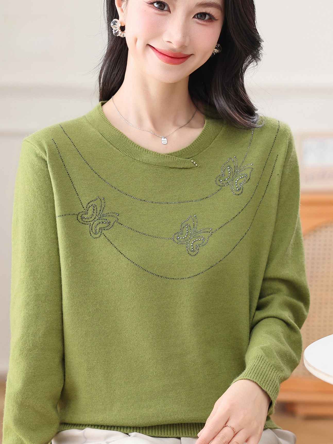 Spring Fashion Embroidered Kni - Women Fashion Over 60 리뷰 및 가격