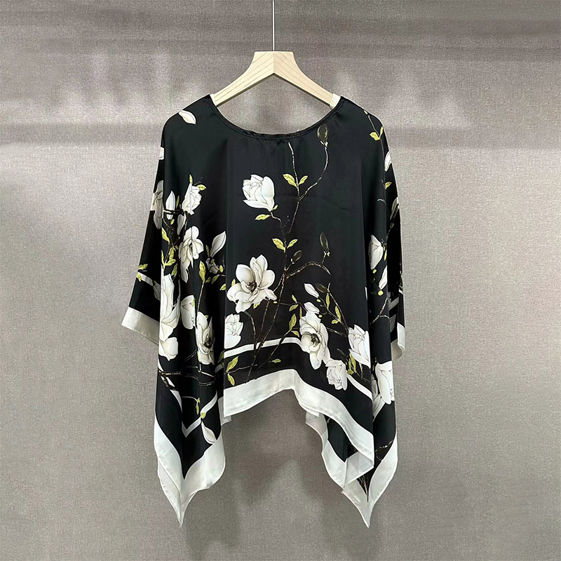 2024 Shawls Summer Beach Sexy  - Wrap Blouse Chiffon 리뷰 및 가격