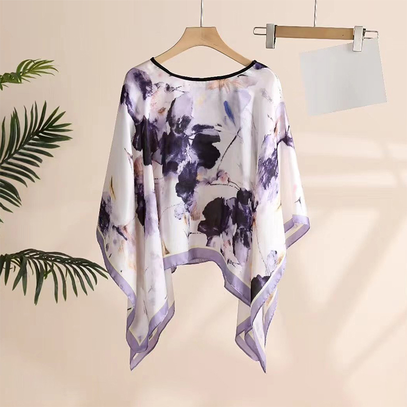 2024 Shawls Summer Beach Sexy  - Wrap Blouse Chiffon 리뷰 및 가격