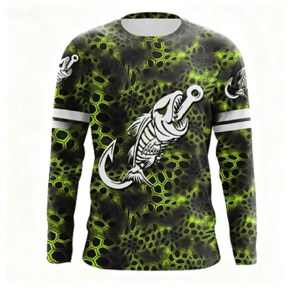 Fashionable Bass Pattern Crew  - Women'S Fashion Jersey 리뷰 및 가격