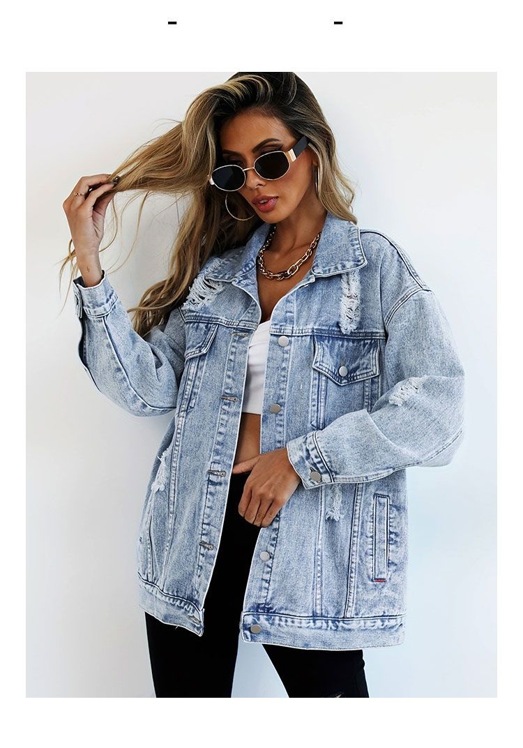 Jeans Jackets for Woman Jacket - Women'S Fashion Denim Jacket 리뷰 및 가격