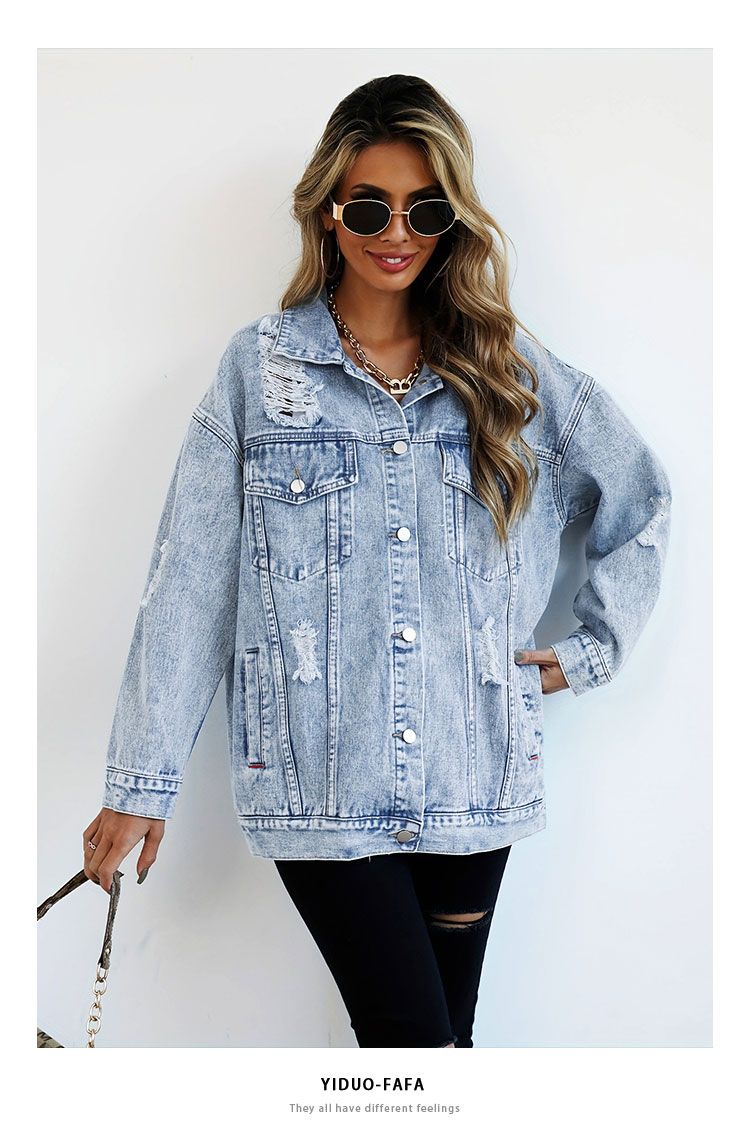 Jeans Jackets for Woman Jacket - Women'S Fashion Denim Jacket 리뷰 및 가격