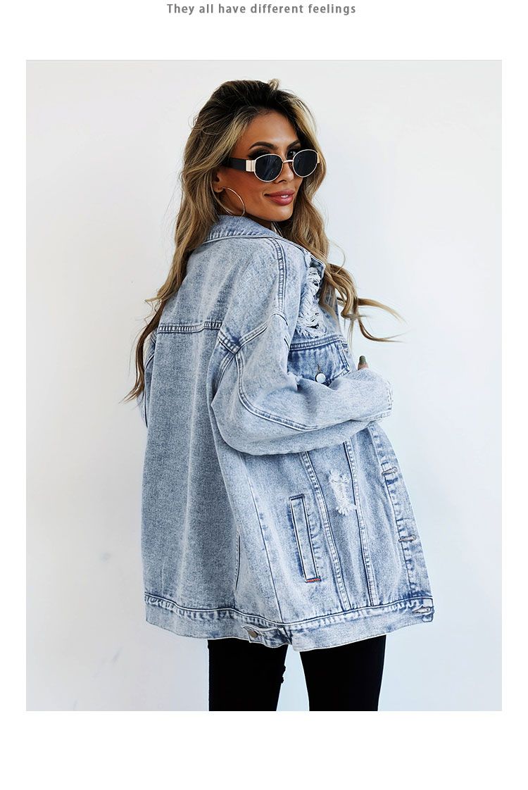 Jeans Jackets for Woman Jacket - Women'S Fashion Denim Jacket 리뷰 및 가격