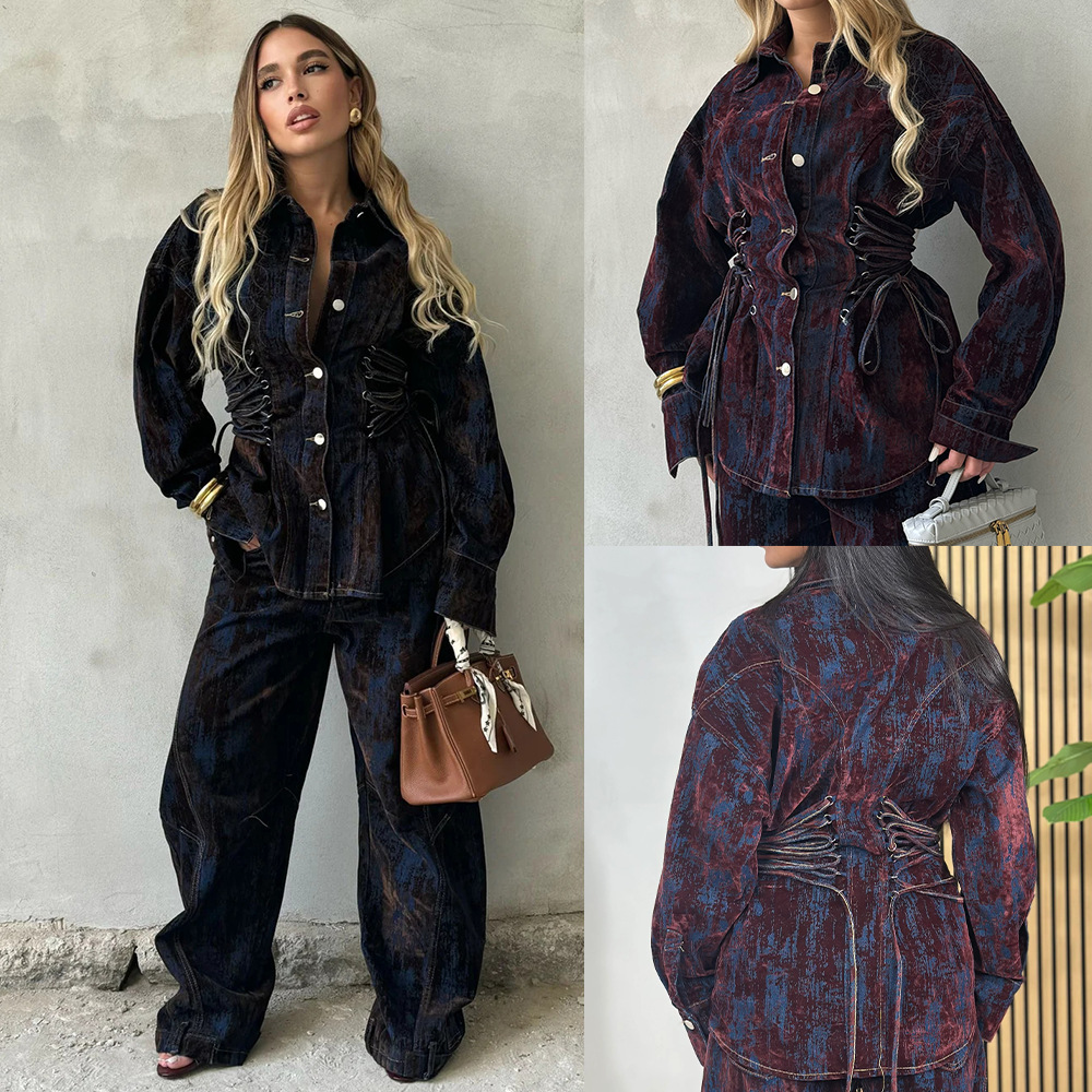 Women's Design Sense Drawstrin - Women'S Fashion Denim Jacket 리뷰 및 가격