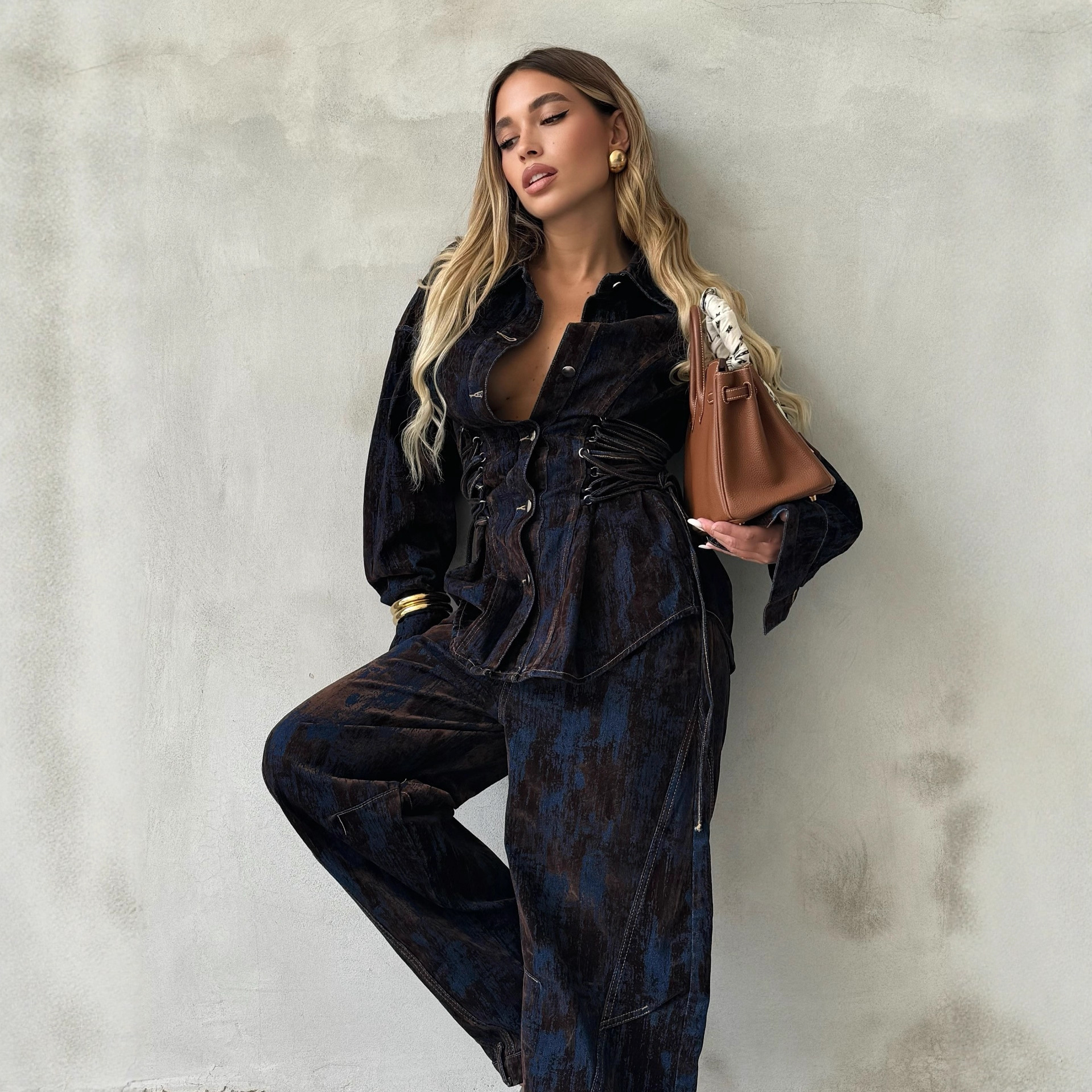 Women's Design Sense Drawstrin - Women'S Fashion Denim Jacket 리뷰 및 가격