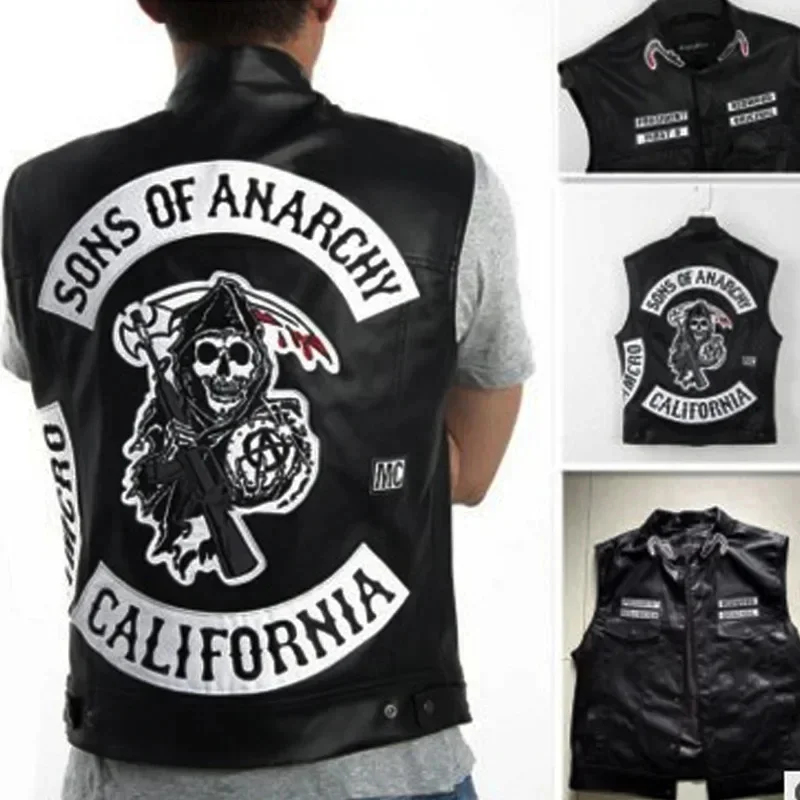ABC123Leather Men Motorcycle C - Sleeveless Jumpsuit 리뷰 및 가격
