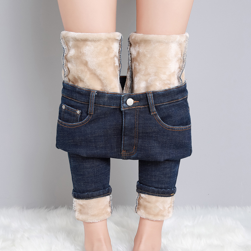 Women Thermal Jeans Girls Wint - Mom Jeans Women 리뷰 및 가격