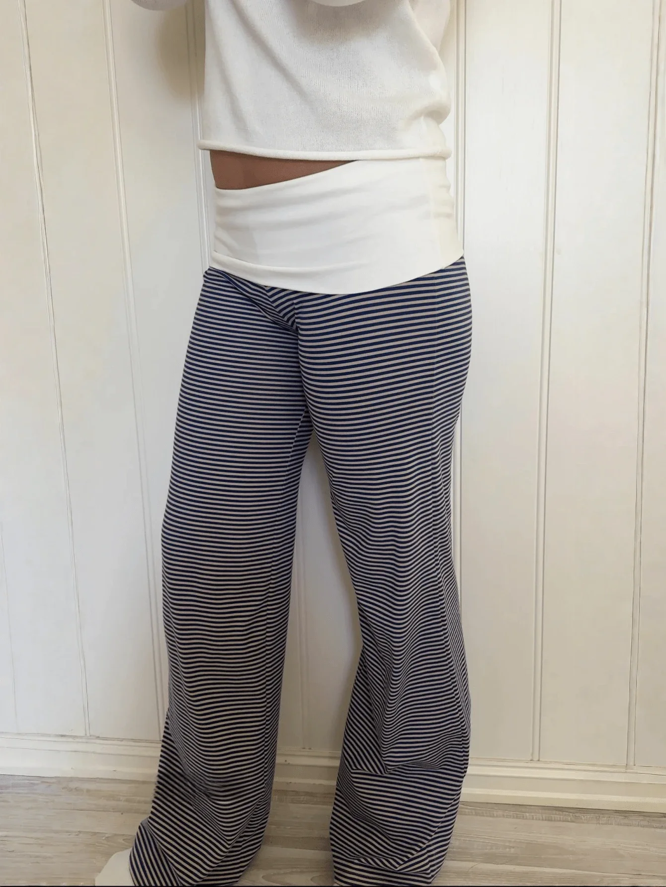 Women Low Rise Striped Wide Le - Wide Leg Palazzo Pants 리뷰 및 가격