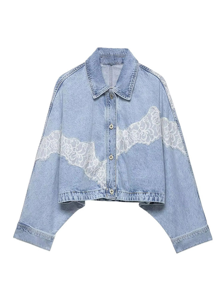 HH Elegant Women Blue Denim Ja - Women'S Fashion Denim Jacket 리뷰 및 가격