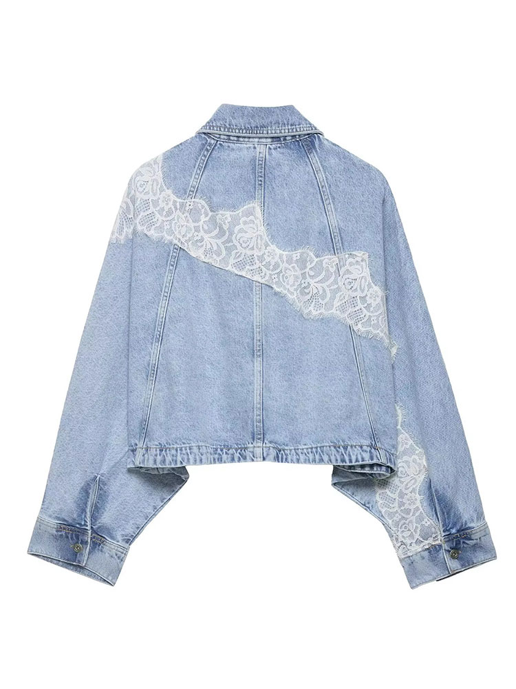 HH Elegant Women Blue Denim Ja - Women'S Fashion Denim Jacket 리뷰 및 가격
