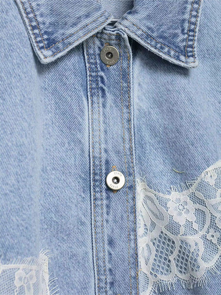 HH Elegant Women Blue Denim Ja - Women'S Fashion Denim Jacket 리뷰 및 가격