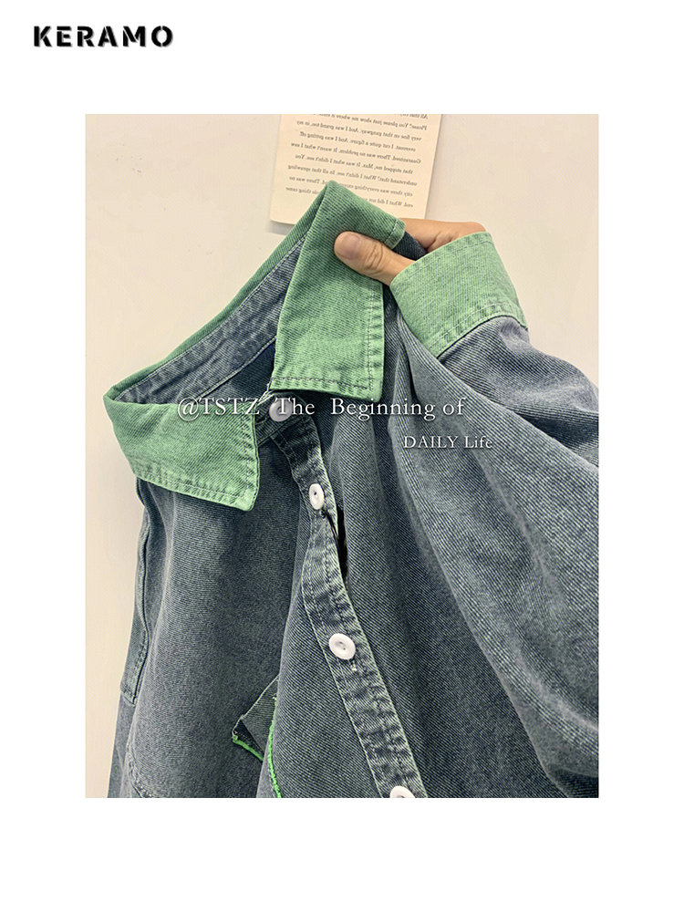 2023 Autumn Women Korean Fashi - Women'S Fashion Denim Jacket 리뷰 및 가격