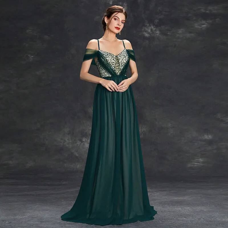 Dress Spring New Evening Long  - Women'S Fashion Dresses Images 리뷰 및 가격