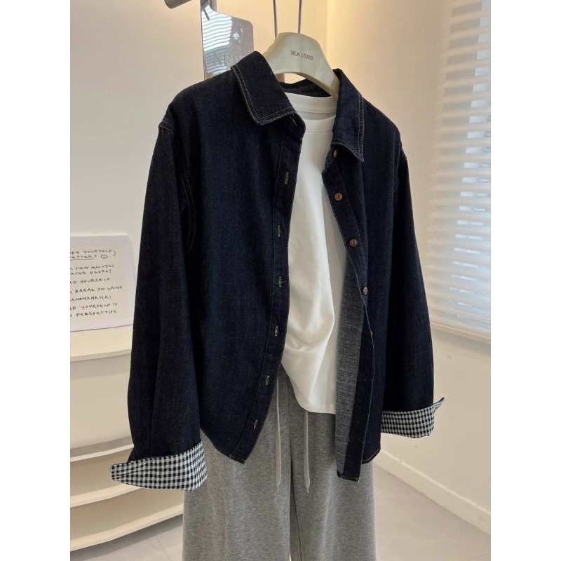 American Fashion Retro Denim P - Women'S Fashion Denim Jacket 리뷰 및 가격