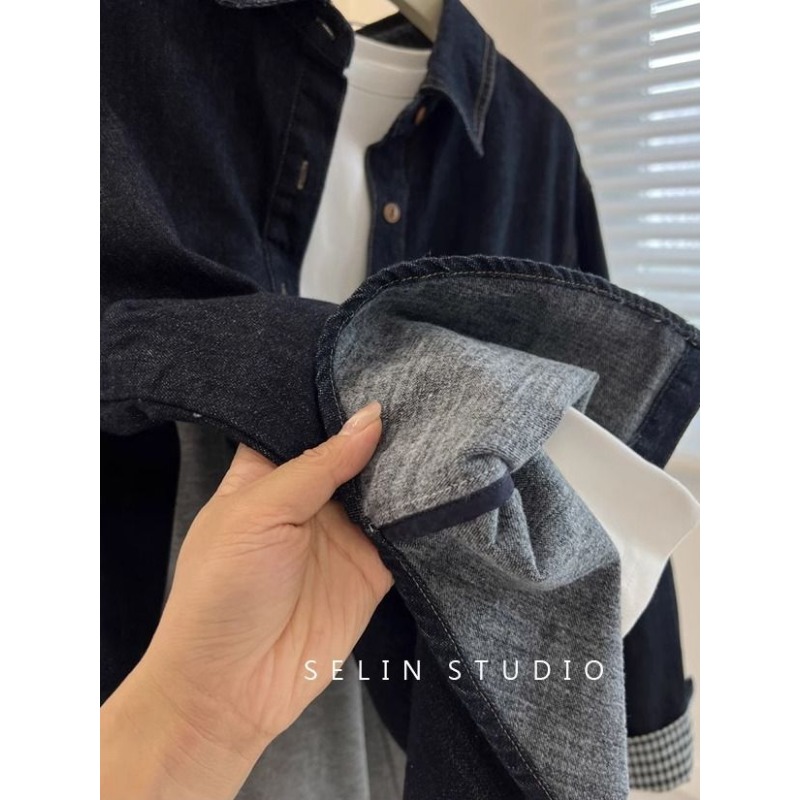 American Fashion Retro Denim P - Women'S Fashion Denim Jacket 리뷰 및 가격
