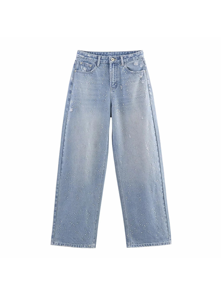 Women Water Drill Decoration D - Women'S Fashion Denim Jacket 리뷰 및 가격