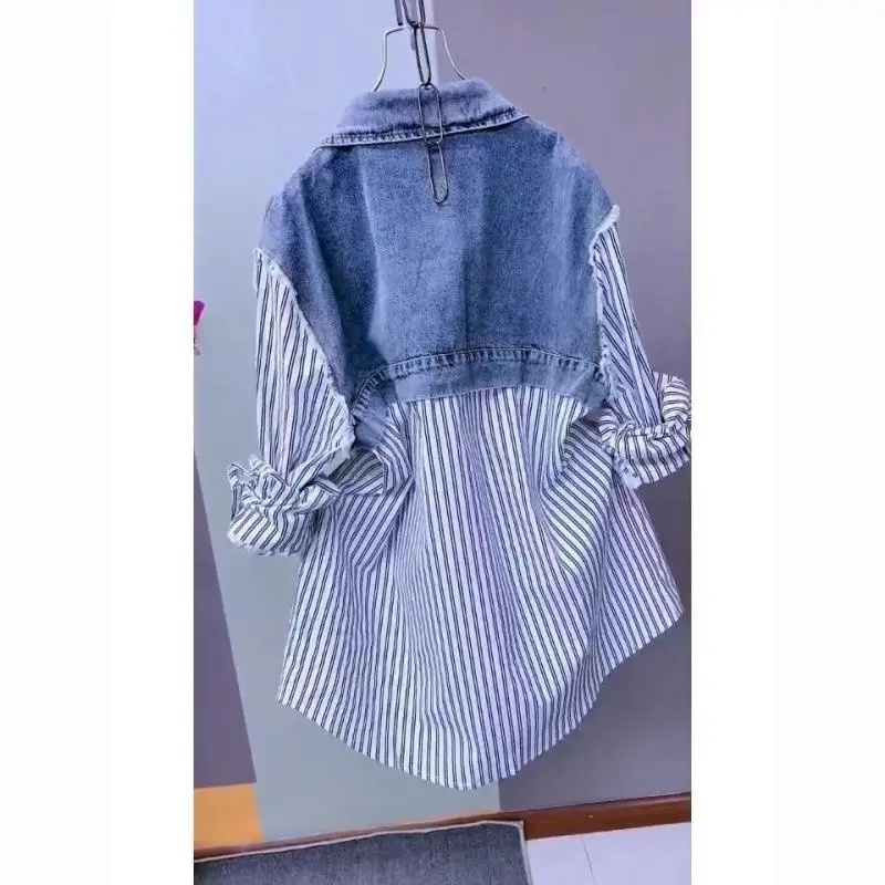 Design Stitching Women Jackets - Women'S Fashion Denim Jacket 리뷰 및 가격