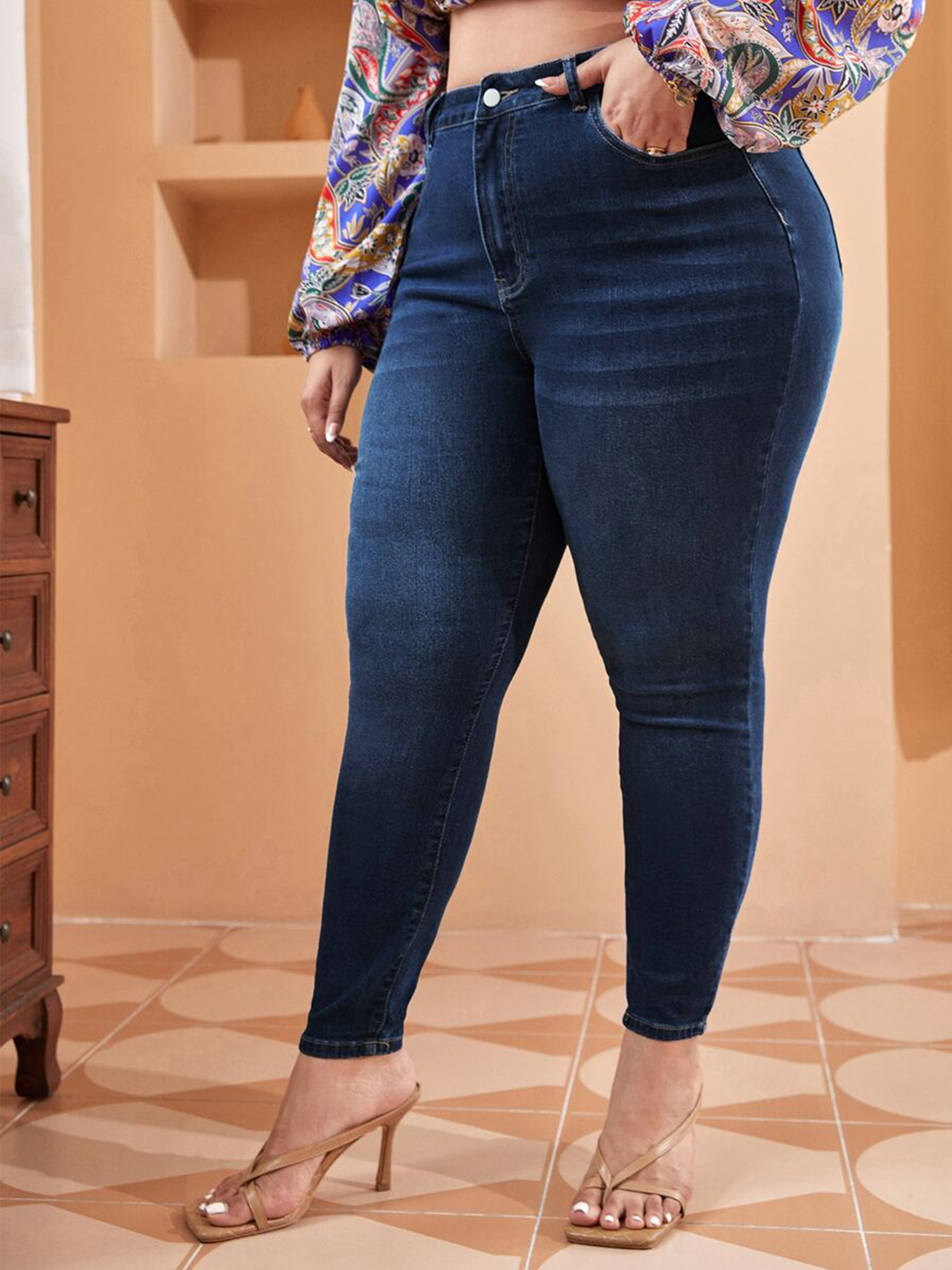 Plus Size Skinny Jeans For Wom - Mom Jeans Women 리뷰 및 가격