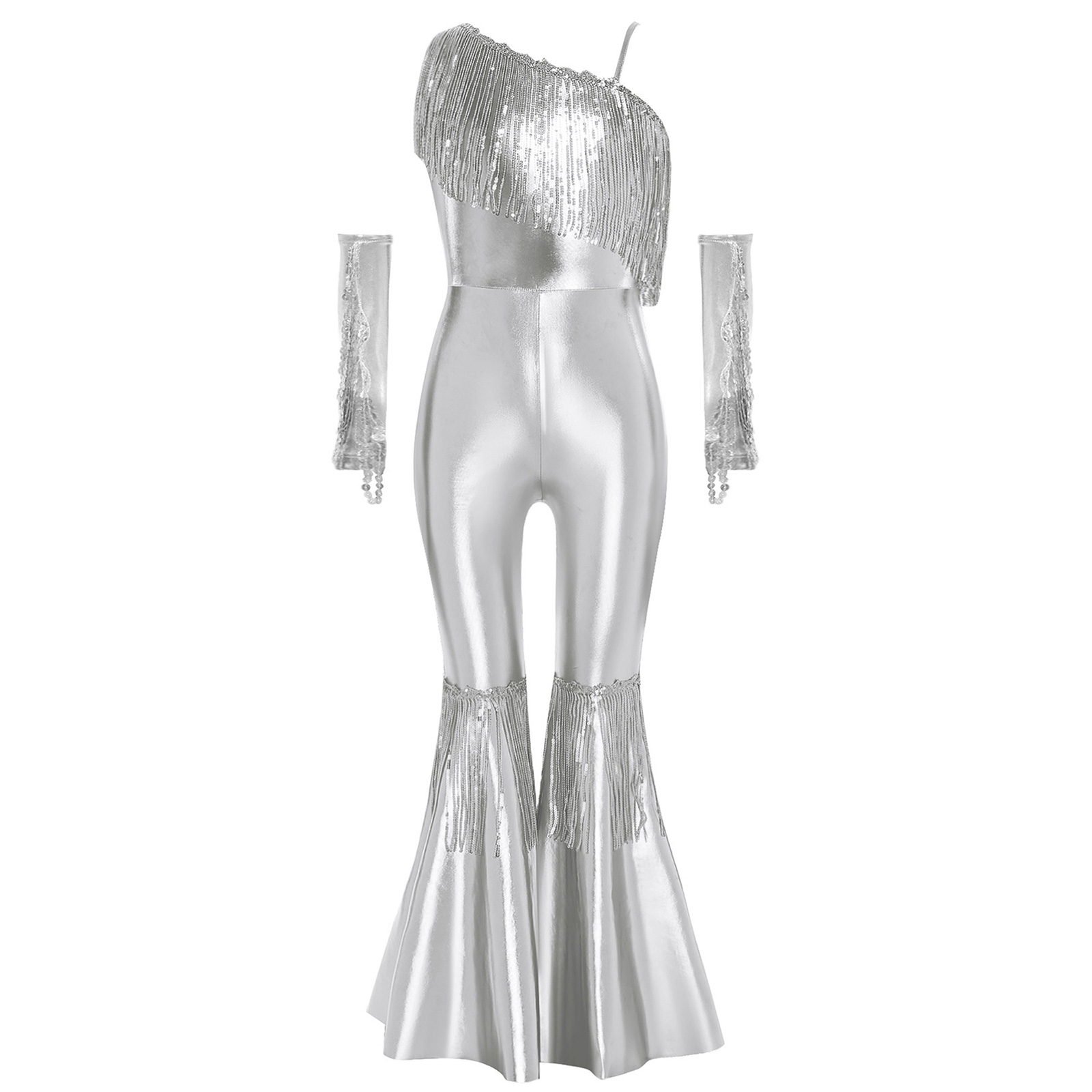 Girls Street Jazz Dance Costum - Sleeveless Jumpsuit 리뷰 및 가격