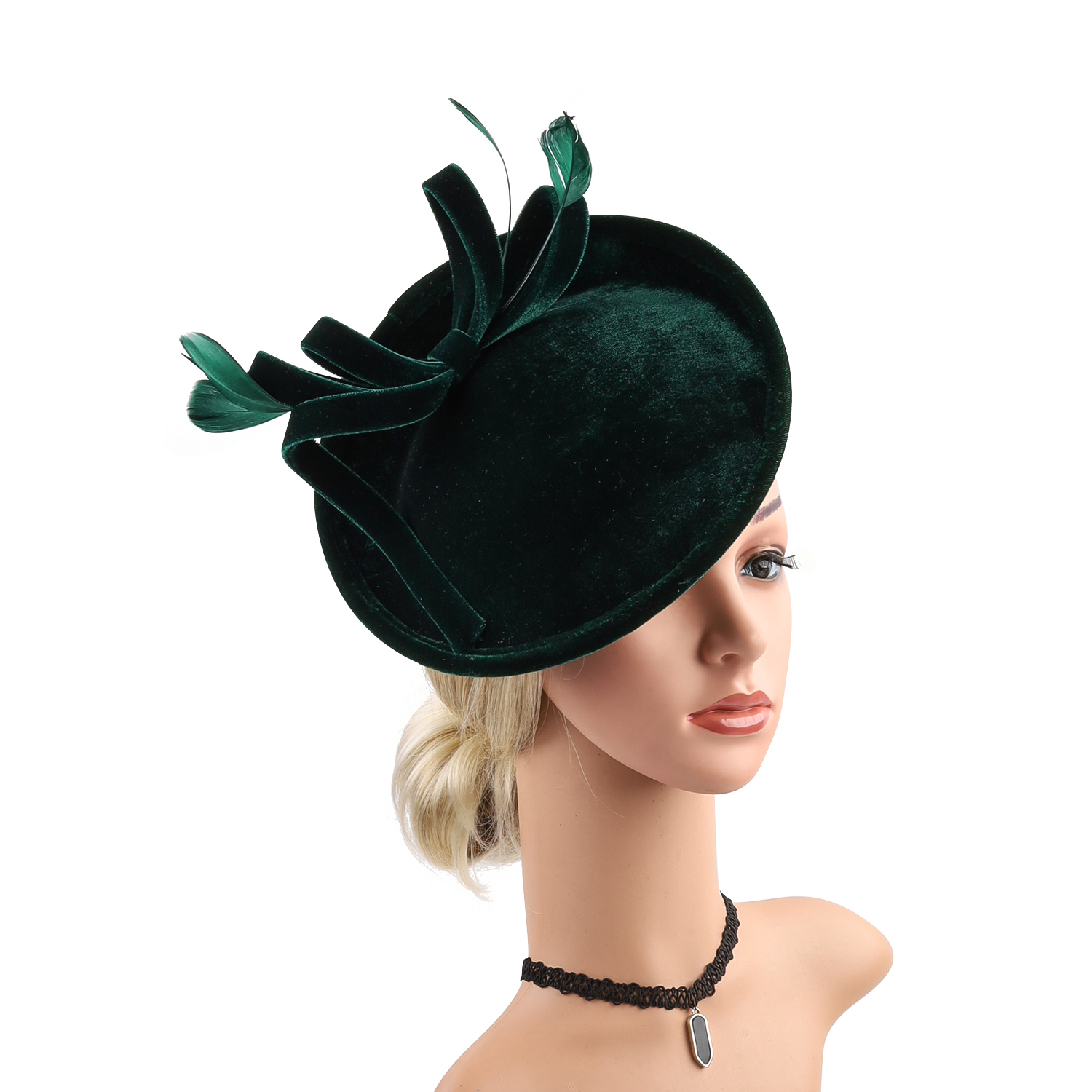 Velour Velvet Fascinator Feath - Women'S Fashion Boutique 리뷰 및 가격