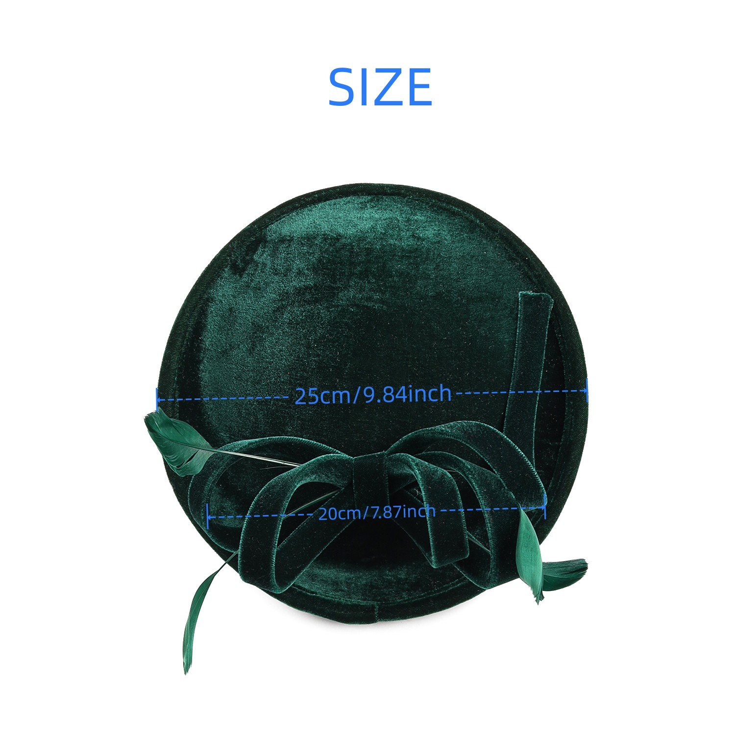 Velour Velvet Fascinator Feath - Women'S Fashion Boutique 리뷰 및 가격