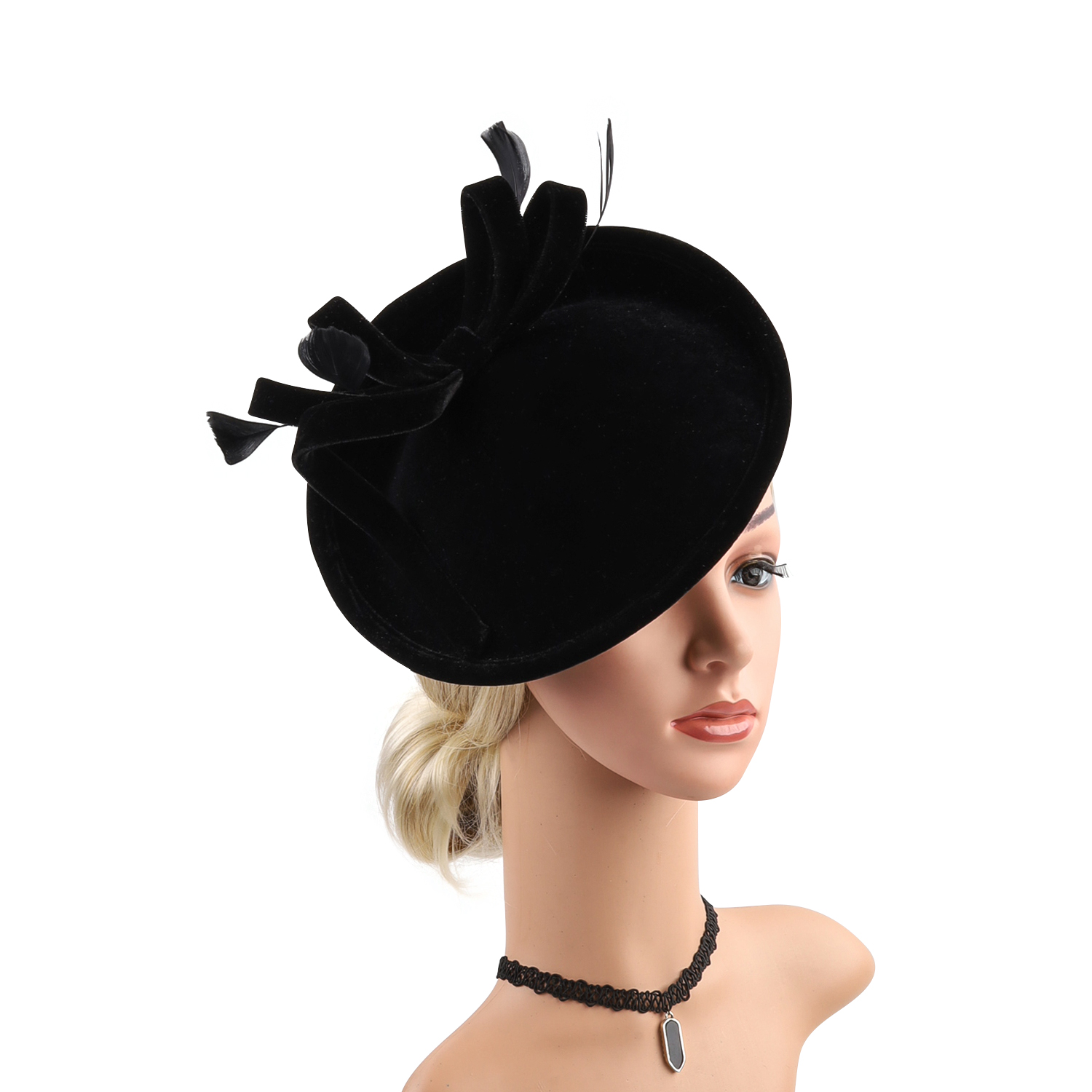 Velour Velvet Fascinator Feath - Women'S Fashion Boutique 리뷰 및 가격