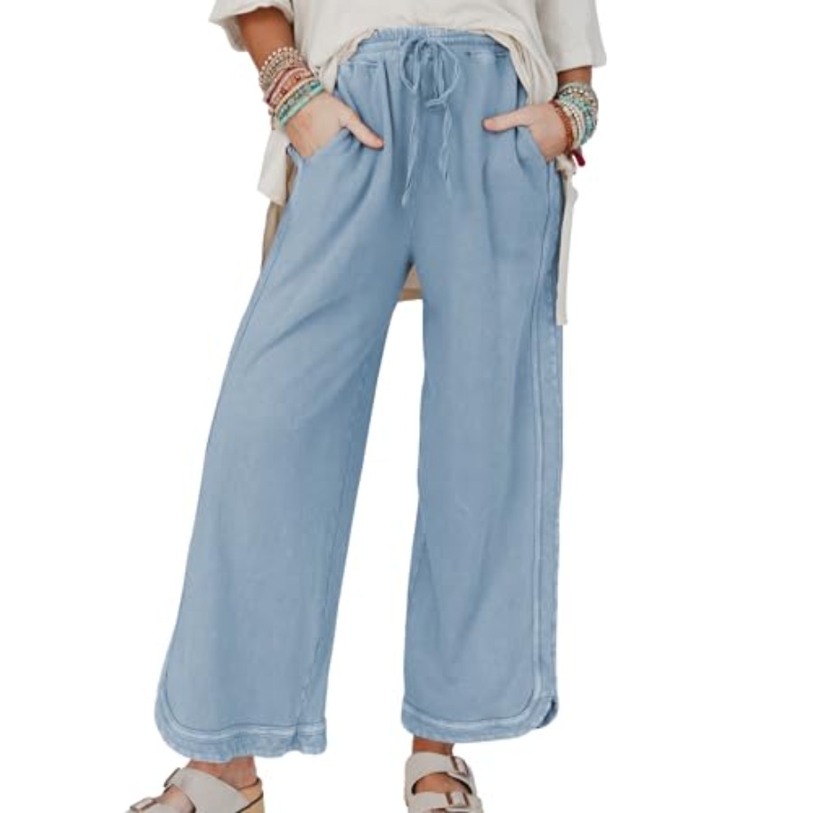 Hixiaohe Women's Casual Wide L - Wide Leg Palazzo Pants 리뷰 및 가격