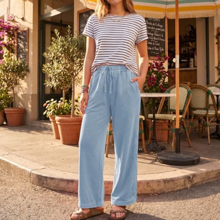 Hixiaohe Women's Casual Wide L - Wide Leg Palazzo Pants 리뷰 및 가격
