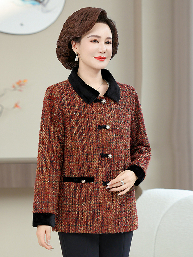 New Spring Fashion Woolen Coat - Women Fashion Over 60 리뷰 및 가격