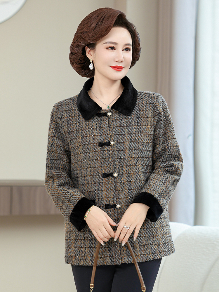New Spring Fashion Woolen Coat - Women Fashion Over 60 리뷰 및 가격